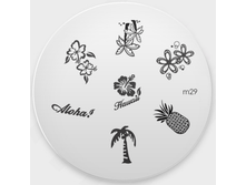 ���� stamping nail art - m29