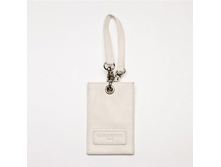 Portachiavi ecru in pelle pieno fiore 10,3 x 6,5 cm1.png