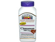 21st Century Health Care, Cinnamon, �������� ������, 500 mg, 120 Veggie Caps