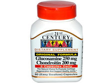 21st Century Health Care, Glucosamine 250 mg, Chondroitin 200 mg, Original Formula, 60 Capsules