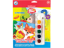36962 �������� ������� 6��+2 ��������� Forest Friends Coloring Set Artberry 57,65.jpg