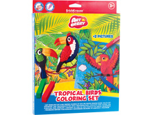 36969 ��������� ������ 6��+�������� ����� 8��+2 ��������� Tropical Birds Coloring Set Artberry 122,09.jpg