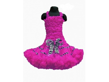 ������ ����. Pettiskirt hot pink-zebra ribon.j 899�