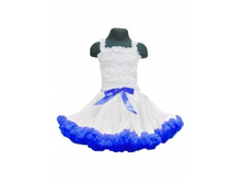 ������ ����. Pettiskirt White with Royal Blue 699�