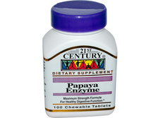 21st Century Health Care, �������� ������ (Papaya Enzyme), 100 ����������� ��������