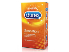 ������������ "DUREX Sensation" � �������� ����������, 12��