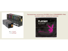 ������������ ��������� PLAYBOY (lux). STRAWBERRY PINK, �������� ����� � �������� ��������