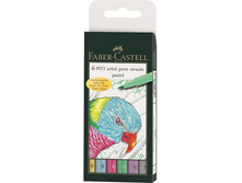 167163. PITT Artist Pen, ����� ������, ���������� �������, � �������, 6 ��.	������	585,1449016 �