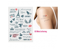 ����-���������� Holika Holika I Love Mini Tattoo 02 Mini Lettering 255 �