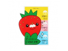 ����� ��� �������� ������ ����� Tony Moly Homeless Strawberry Seeds 3-steps Nose Pack 180 ���