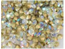 Strazy imitacija Swarovski konus golografija 50 sht min.jpg