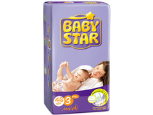 BABYSTAR TWIN MIDI 46 X 4 (4-9 kg)   467 ���.