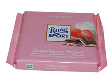 ������� RITTER SPORT Strawberry Yogurt , 100 ��.���� 170 ���.