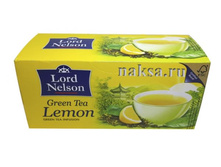 ��� LORD NELSON Green Tea LEMON, 25 ���������.���� 150 ���.