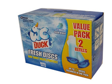 �������� ����� ��� ���������� ��� ������� � ������������ ������ WC DUCK FRESH DISCS, 2 ��. ���� 250 ���.