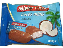 ��������� Mister Choc COCOS Minis 350 ��.���� 330 ���.