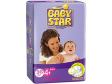 BABYSTAR TWIN MAXI PLUS 36 X 4 (9-20 kg)    467 ���.