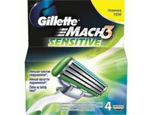 ��������� Gillette Mach3 Sensitive 4 ��. NEW-280 ���