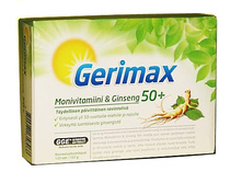 �������� Gerimax Monivitamiini&Ginseng 50+, 60 ���.���� 1240 ���.