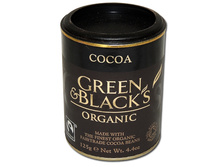 �����-������� � ����� COCOA GREEN BLACKS ORGANIC, 125 ��.���� 330 ���.