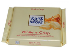 ������� RITTER SPORT White+Crisp , 100 ��.���� 170 ���.
