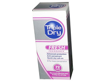 ��������� ����������-�������������� TRIPLE DRY FRESH Fagrance 72 ���� , 50 ��. ���� 1000 ���.