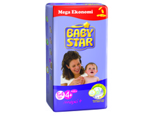 BABYSTAR JUMBO MAXIPLUS 54 x 3 (9-20 kg)    690 ���.