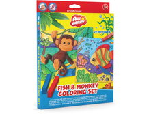 37897 ��������� ������ 6��+�������� ����� 8��+��������� 2�� Fish & Monkey Coloring Set Artberry ���������� 163,28.jpg