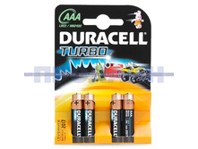 ��������� Duracell LR3 AAA Turbo BL4 (3+1) (40)