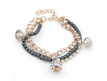 180� BRIGHT BEADS PENDANT BRACELET A1003