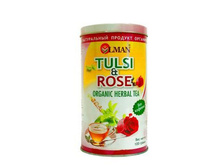 Olman organic Herbal tea Tulsi with rose( ����� ������� ��� ����� � �����) 100��