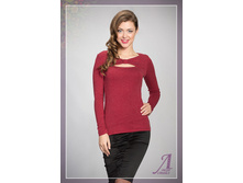 Bluzki  optom  �-615  bordo  3.jpg