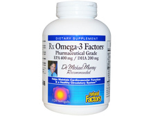 Natural Factors, Rx ������� �����-3, ��� 400 �� / ��� 200 ��, 120 ������� ������