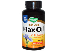 Nature's Way, EfaGold, Flax Oil, 1000 mg, 100 Softgels