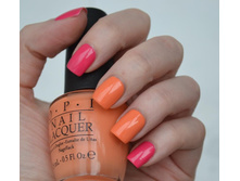 OPI Strawberry Margarita + Where Did Suzi's Man-go.JPG
