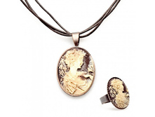 Set of Woman Cameo Pendant & Ring.jpg