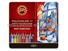 ��������� ������� KOH-I-NOOR Polycolor 24 ��.,�������:3822/24, 561�