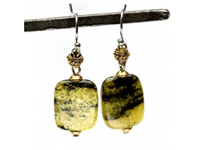 Natural Yellow Turquoise Earrings-3.jpg