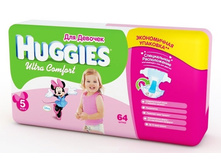 4014, HUGGIES Ultra Comfort ���������� ��� ������� 5/64 �� (12-22 ��) - 1103 ���.