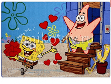 ����� Confetti kids Sponge Bob Friendship-01 Turquoise.png