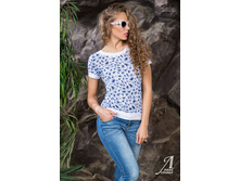 Bluzki  optom  �-579  siniy  leopard  2.jpg