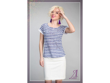 Bluzki  optom  �-839  sinyaya  poloska  1.jpg