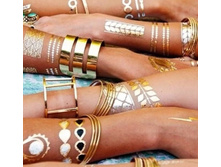 ��������� ���� ���������� ������, ������� - 4 �����, 70 ��. SHIMMER JEWELRY TATTOOS � ��������� 60���