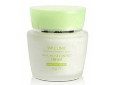 ���� ����������� � ���������� ������ 3W CLINIC Snail M0ist C0ntrol Cream 50ml ���� 468�