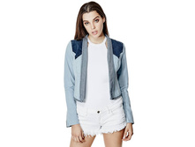 Patched Denim Jacket