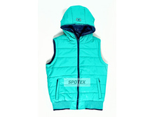 Jenskiy jilet bolshoy razmer REMAIN 7109 siniy s sirenevyim dvustoronniy.jpg