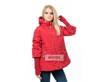 Podrostkovaya demisezonnaya kurtka dlya devochki Levin Force L-1501 krasnyiy.jpg