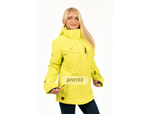 Kurtka jenskaya Snow Headquarter B-8166 green jeltyiy.jpg