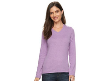 Women's Croft & Barrow(R) Classic V-Neck Tee  $7.99