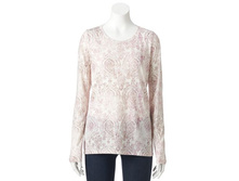 Women's SONOMA Goods for Life(TM) Essential Slubbed Crewneck Tee  $4.99